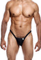 MOB EROTICWEAR - THONG AND BUNS BLACK L