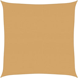 vidaXL - Zonnezeil - 160 - g/m² - vierkant - 4,5x4,5 - m - HDPE - zandkleurig