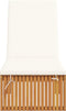 vidaXL - Ligbed - met - Kussen - 200x55x30 - cm - Massief - Acaciahout