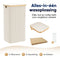 DARI. Wasmand 100L - Opvouwbare wasmand - Uitneembare waszak - Beige