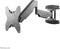 Neomounts WL70-550BL12 - Muurbeugel - Full motion voor 42