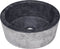 vidaXL - Gootsteen - Ø40x15 - cm - marmer - zwart