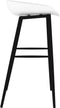 vidaXL - Barstoelen - 4 - st - wit