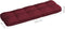 vidaXL - Palletkussen - 120x40x12 - cm - stof - wijnrood