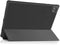 Accezz Trifold Bookcase - Samsung Galaxy Tab A8 - Hoogwaardig kunstleder - Zwart
