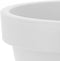 Pro Garden Plantenpot/bloempot Terras Master- dubbelwandig kunststof - wit - D60 x H55 cm - Voor buiten