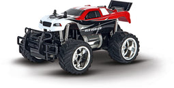 1:18 Carrera RC Auto - Red Hunter X - Rood/Wit - 2,4GHz RC Model Kant en Klaar