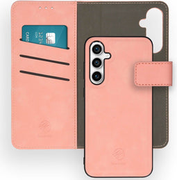 iMoshion Hoesje Geschikt voor Samsung Galaxy S23 FE Hoesje Met Pasjeshouder - iMoshion Uitneembare 2-in-1 Luxe Bookcase - Roze