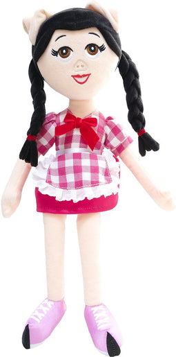 K3 De 3 Biggetjes knuffel - Knuffelpop met muziek 40 cm - Marthe