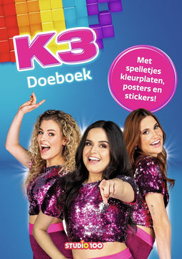 K3 doeboek - Vleugels - spelletjes, kleurplaten, posters en stickers