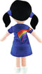 K3 Marthe knuffelpop - 30 cm - regenboogjurkje