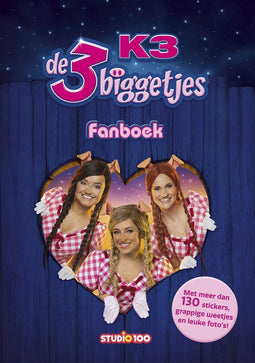 K3 stickerboek - fanboek met stickers - De 3 Biggetjes