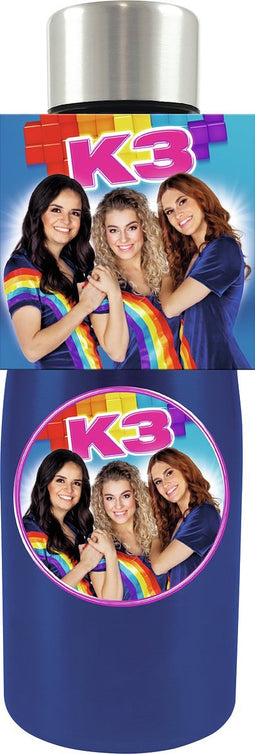 K3 thermosfles - blauw 350 ml - met Julia, Hanne en Marthe