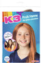 K3 verkleedaccessoire - pruik Hanne - met glitter extensions en speld