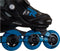 Roces Moody TIF - Inline Skates - Verstelbaar 36-40 - Zwart Blauw