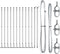 vidaXL - Fence - Posts - met - Basisplaten - 13 - stuks - Ø32mm - 70cm - Gegalvaniseerd - Staal