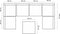 Tuin loungeset Aruba 7-delig + hoek (incl. kussens) - Donkergrijs - Teak