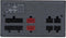 Chieftec Chieftronic PowerPlay - Voeding 650W 80 PLUS Gold - Zwart Rood