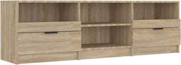 vidaXL - Tv-meubel - 150x33,5x45 - cm - bewerkt - hout - sonoma - eikenkleurig
