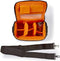 Nedis Cameratas - Schoudertas - Waterafstotend - 190 mm - 120 mm - 220 mm - Totaal aantal compartimenten: 8 - Oranje / Zwart