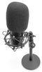 Digitus DA-20300 - USB Spraakmicrofoon - Plug & Play met shockmount en statief