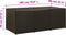 vidaXL - Tuinbox - 180x90x70 - cm - poly - rattan - bruin