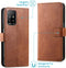 imoshion Hoesje Geschikt voor Oppo A94 (5G) Hoesje Met Pasjeshouder - imoshion Luxe Bookcase - Bruin