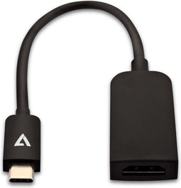 V7 J154521 - Adapter USB C naar HDMI - 10cm - Zwart