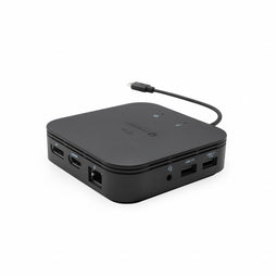 i-tec Thunderbolt 3 Travel Dock - Dual 4K Display - Power Delivery 60W - Zwart