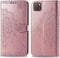 iMoshion Hoesje Geschikt voor Huawei Y5p Hoesje Met Pasjeshouder - iMoshion Mandala Bookcase - Rosé Goud