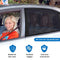 Exclusive by TW Luxe Zonnescherm Auto - UV Bescherming - Dubbellaags Design - Zwart (2 stuks)