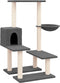vidaXL - Kattenmeubel - met - sisal - krabpalen - 94,5 - cm - lichtgrijs