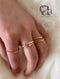 Casa Jewelry - Dames Ring - Gerhodineerd Zilver - Maat 56