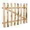 vidaXL - Poort - enkel - 100x60 - cm - hazelaarhout