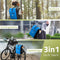 RADGEIST 3in1 fietstas - bagagedrager - laptopvak tot 16 inch - waterdicht - zwart