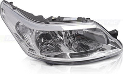 Koplamp rechts - CITROEN C4 2004-2008 hatchback/coupe - TYC - chroom