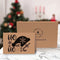 Giftmas Kerst Collectie - Wenskaarten Set - 36 Groetenkaarten met 12 Designs - Bruin kraft