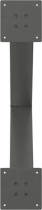 vidaXL - Eettafelpoten - 3 - st - X-vormig - 70x(72-73) - cm - staal - antraciet