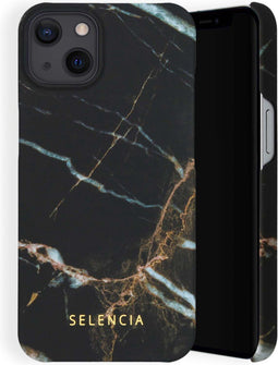 Selencia Hoesje Geschikt voor iPhone 13 - Selencia Maya Fashion Backcover - zwart