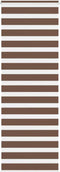 vidaXL - Zebra - rolgordijn - 70x230 - cm - stofbreedte - 65,9 - cm - polyester - bruin