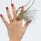 LAUED Nagelstickers - Nail Wraps - 16 Extreem Dunne Nagellak Stickers - Manicure Nail Art Folie - Sparkling Rose