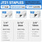 Tackernietjes Type 53, 8 mm verzinkte Nietjes Type 53 JT21 voor handtacker & elektrische tacker, 1.6