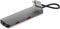Linq LQ48011 - USB-C Multiport Hub - 10Gbps Dataoverdracht Dual 4K HDMI Gigabit Ethernet - Grijs