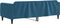 vidaXL - Slaapbank - 90x200 - cm - fluweel - blauw