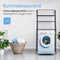 Luft Wasmachine Ombouw - Opbergrek - 3 Planken - Zwart - 160 x 44 cm