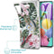 iMoshion Hoesje Geschikt voor Samsung Galaxy A51 Hoesje Siliconen - iMoshion Design hoesje - Groen / Roze / Tropical Jungle