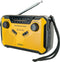 Schwaiger UKW - Outdoor Radio - Zonnepaneel AM FM Spatwaterbestendig Geel Zwart