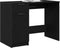 vidaXL - Zwarte - Eiken - Bureau - - - 100x50x75 - cm - - - Gemaakt - van - Bewerkt - Hout