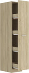 vidaXL - Apothekerskast - 30x42,5x150 - cm - bewerkt - hout - sonoma - eikenkleurig