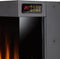 tectake® Luciano - Elektrische Wandhaard - 900W & 1800W - Afstandsbediening & App - 3D Vlammen - Zwart